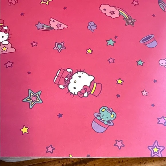 12 by 12 Hello Kitty Pink and Blue Mega Paper Pad - Picture 5 of 14